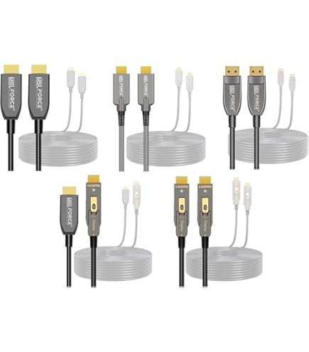 Amazon | サンワサプライ 光ファイバHDMIケーブル(30m) KM-HD20-FB30K